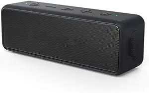 THICK Portable Bluetooth Wireless Speaker Better Bass 24-Hour Playtime 66ft Bluetooth Range IPX7 Water Resistance