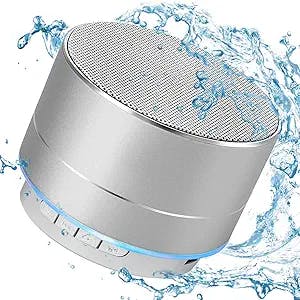 Bluetooth Speaker, Portable Wireless Bluetooth Shower Speakers with Led Light,360 HD Surround Sound,IPX8 Waterproof Wireless Speaker,Mini Shower Radio for Party, Travel, Beach,Outdoor, Home