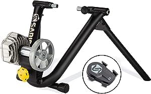 Saris Fluid2 Indoor Bike Trainer, Smart Equipped Option, Fits Road and Mountain Bikes, Compatible with Zwift App